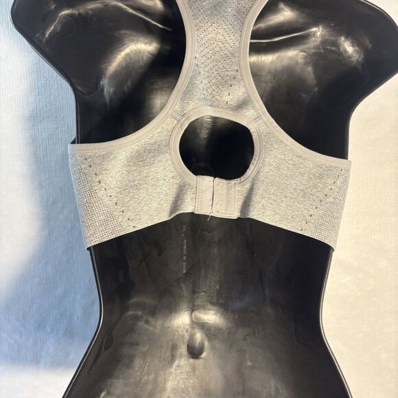 All In Motion Gray Medium Impact Sports Bra M - Picture 3 of 6